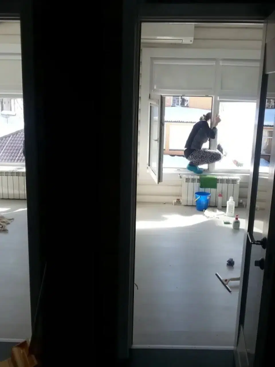 До и после клининга дачи — пример 5